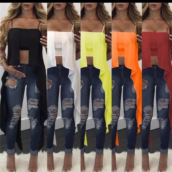 Orange crop top - Picture 5 of 6